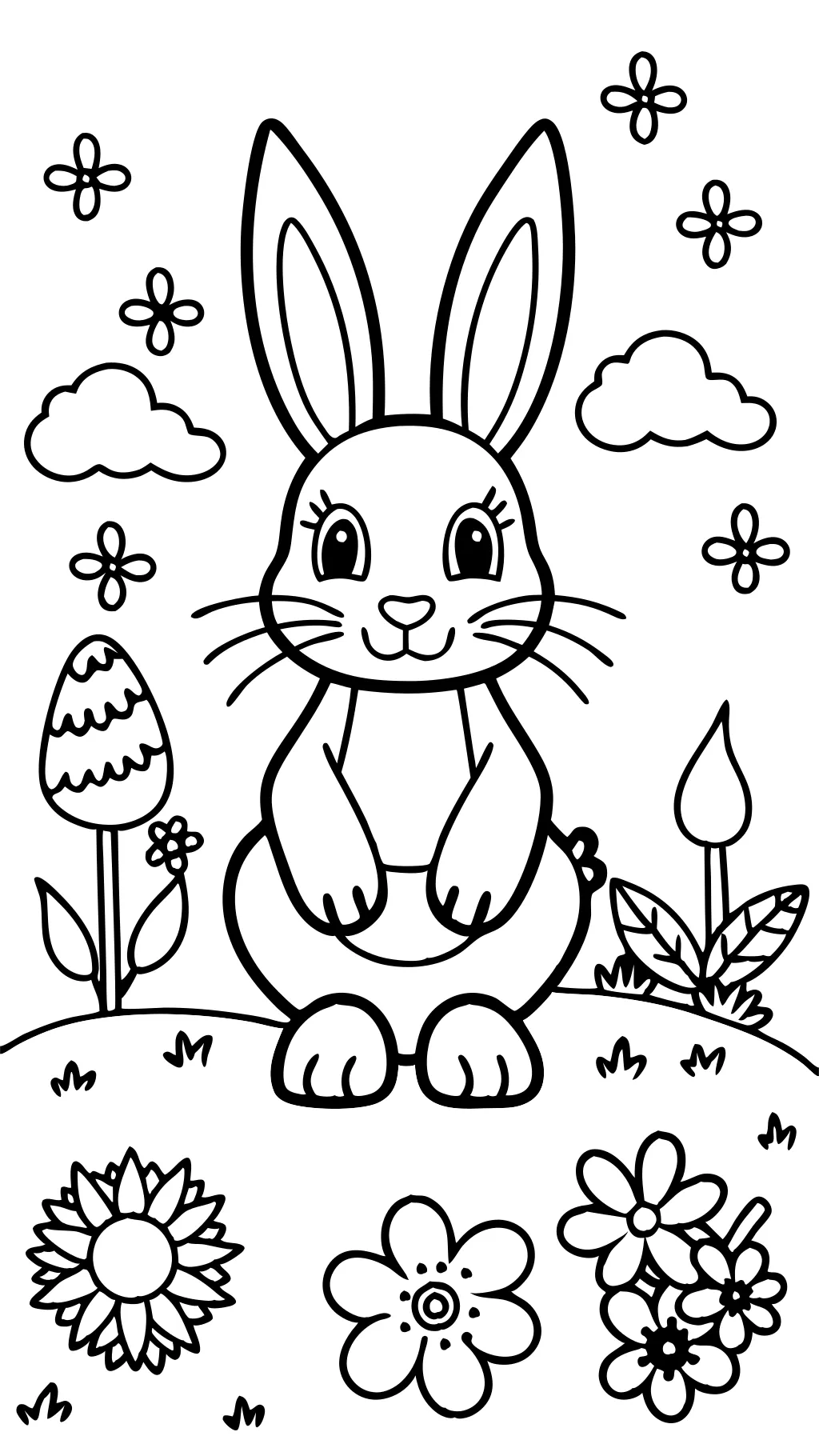 free printable coloring pages of rabbits